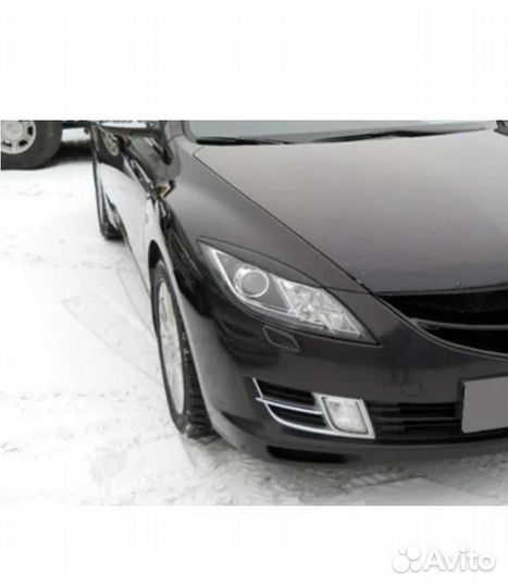 Реснички на фары mazda 6gh