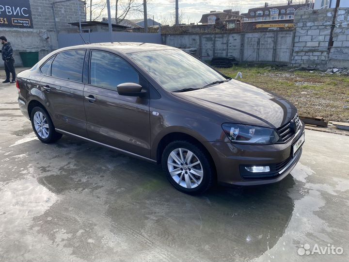 Volkswagen Polo 1.6 AT, 2018, 155 000 км