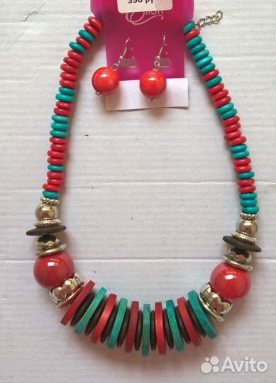 Колье + серьги