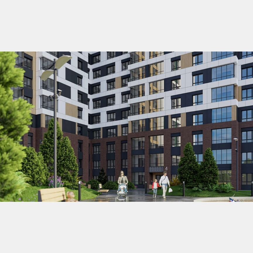1-к. квартира, 40,9 м², 1/9 эт.