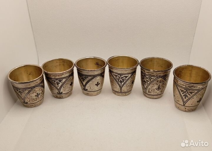 Стопка серебро 875 пробы