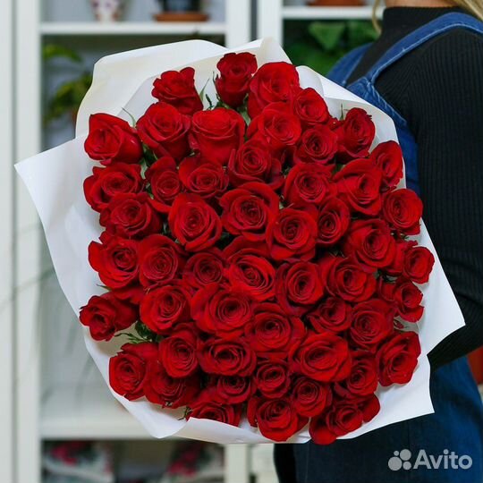 Букет из 51 Красной Розы с Доставкой