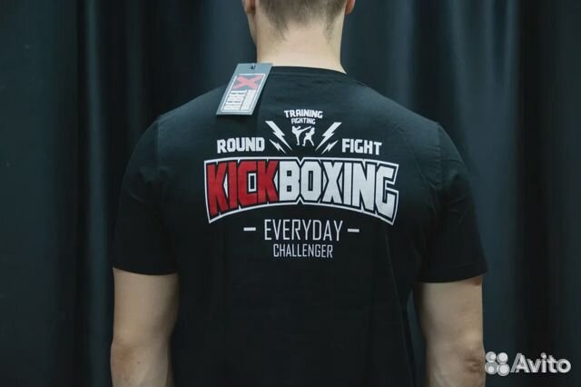Футболка принт кикбоксинг