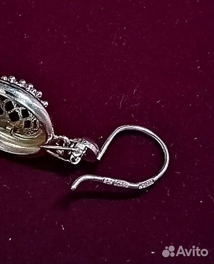 Серьги золото