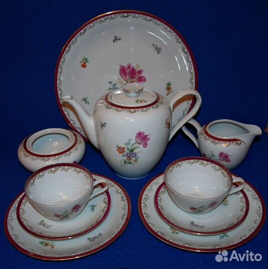 Набор для чая. Volkstedt-Rudolstadt Beyer and Bock