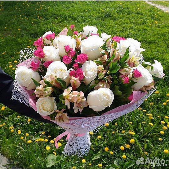 Букет живых цветов