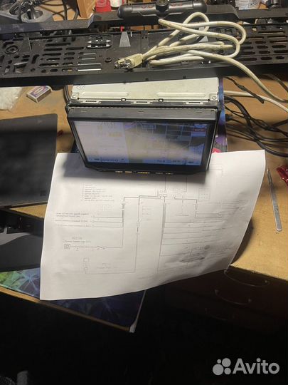 Магнитола 2din Eclipse + камера с рамкой