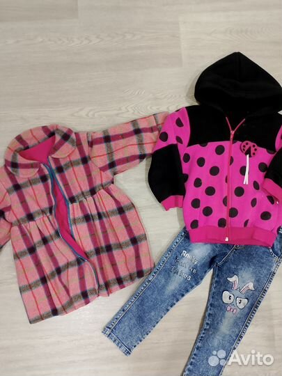 Одежда пакетом для девочки 98
