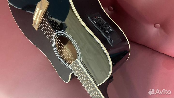 Гитара дредноут с подключением