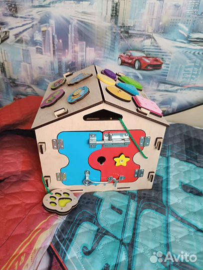 Бизиборд домик новый