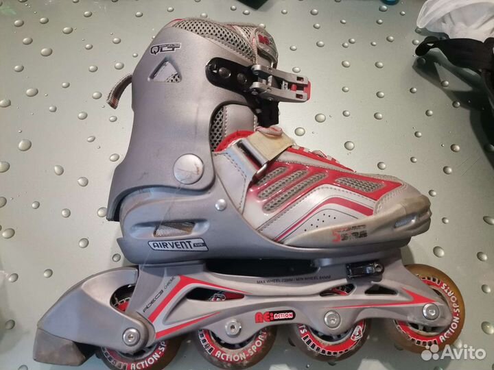 Роликовые коньки,ролики Re-action