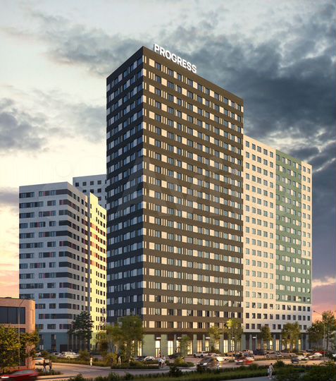 2-к. квартира, 48,7 м², 7/23 эт.