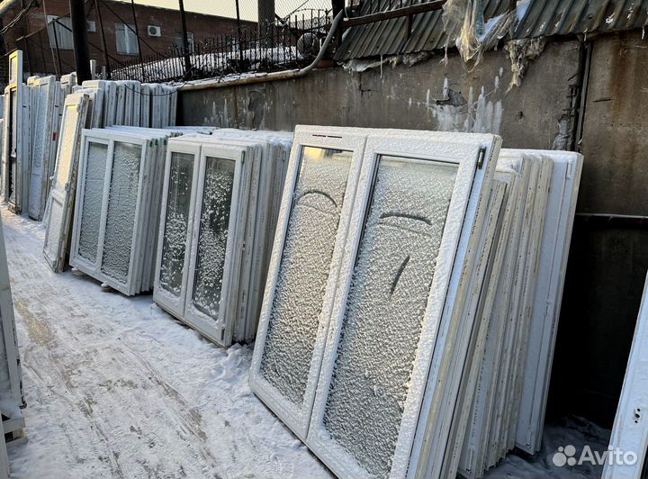 Пластиковые окна и двери бу и новые