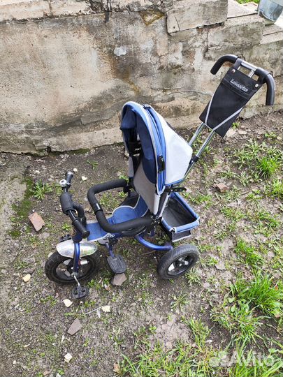 Велосипед коляска с ручкой