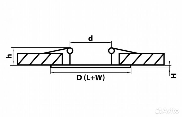 Светильник металлический современный 1 лампа Китай