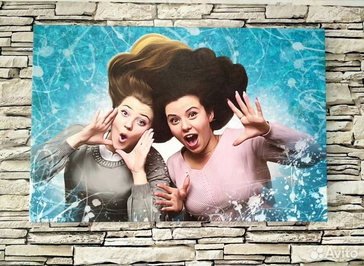 Уфа. Портрет на холсте по фото