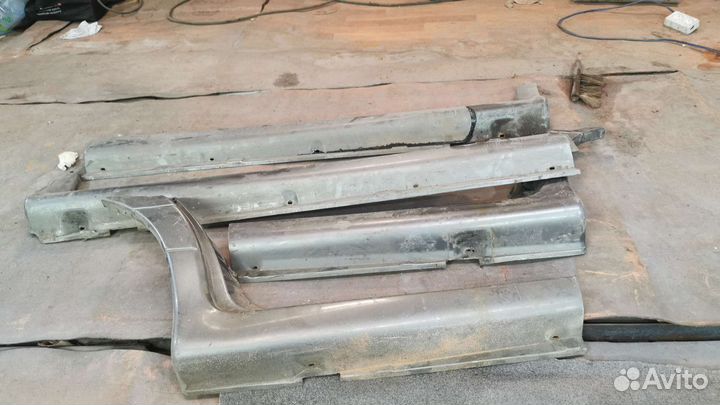 Накладки порогов ваз 2114