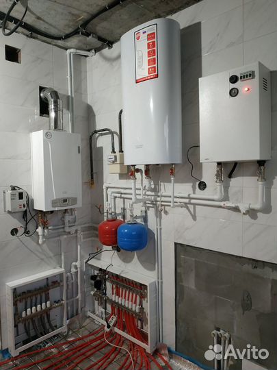 Монтаж отопления водоснабжения и канализации