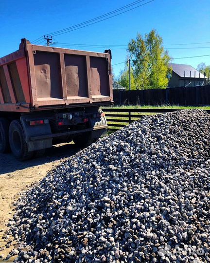 Щебень гравийный с доставкой