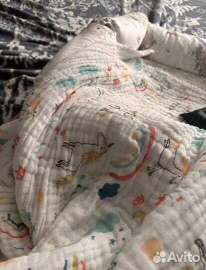 Муслиновый плед детский