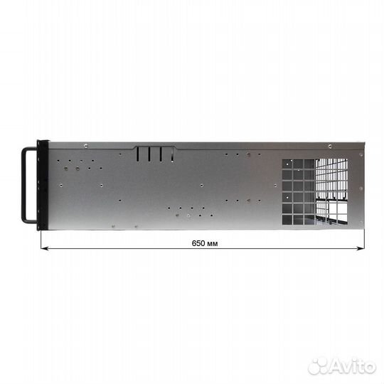 Корпус майнинг фермы 4U для 6 или 8 GPU видеокарт