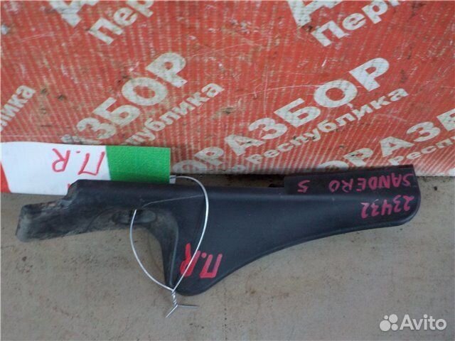 Уголок бампера передний правый Renault Sandero