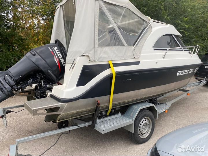 Grizzly hard top +suzuki 140 + трейлер лав 7801