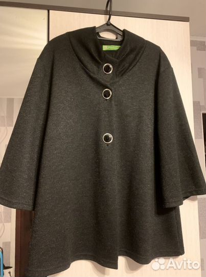 Женский трикотажный кардиган 54 размера