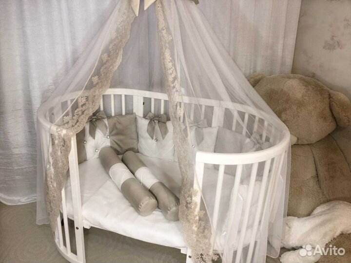 Продам бортики в кроватку, ручной работы размер 2