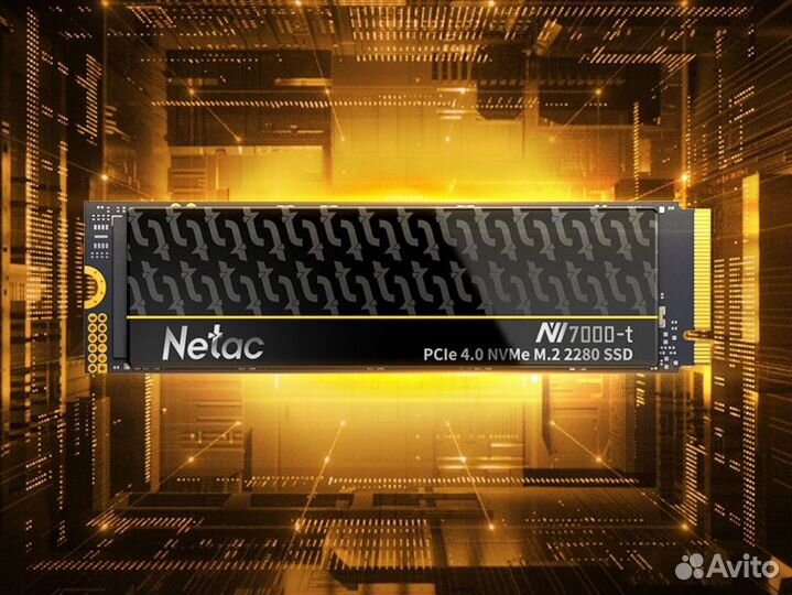 SSD M.2 NVMe 1TB Netac NV7000-t PCIe Gen4 7300Mb/s