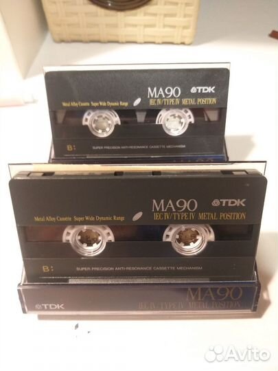 Аудиокассеты tdk ma тип 4 (металл)