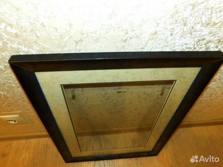 Рама для картины с пасп., дерево,стекло 48.5х64 см