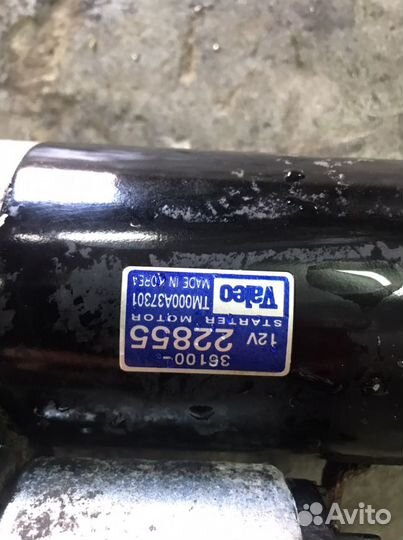 Стартер на hyundai getz accent АКПП