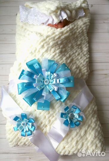 Детский плед зефирка