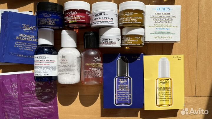 Kiehls миниатюры, пробники, оригинальные, крема