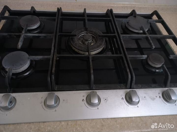 Газовая варочная панель 5 конфорок