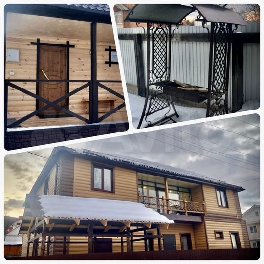 Коттедж 400 м² на участке 10 сот.