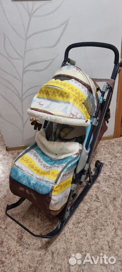 Санки коляска ника
