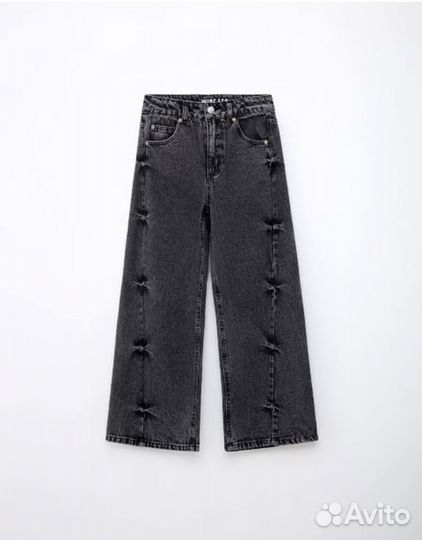 Джинсы sela широкие