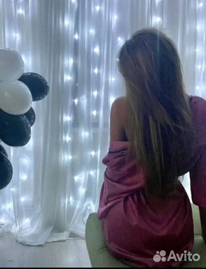 Гирлянда штора 3х3