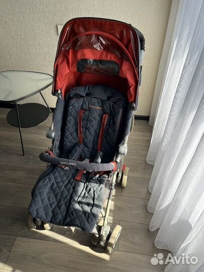 Коляска трость maclaren с бампером