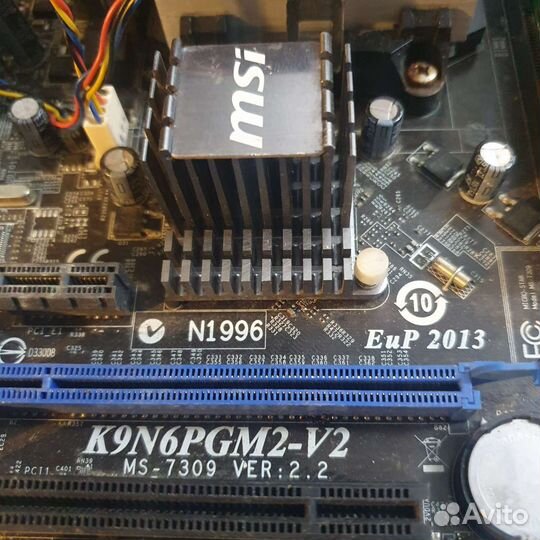 Мать MSI 7309 + 4 ядра+4гб озу