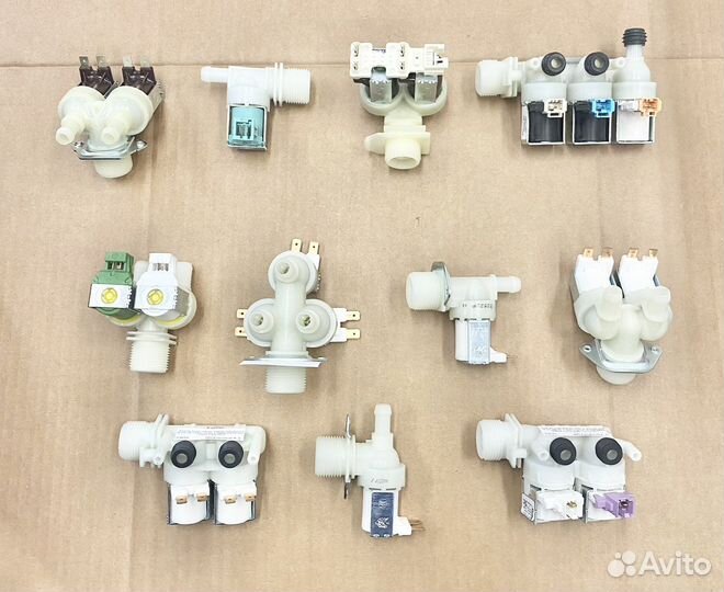 Клапаны заливные для стиральной машины. Новые