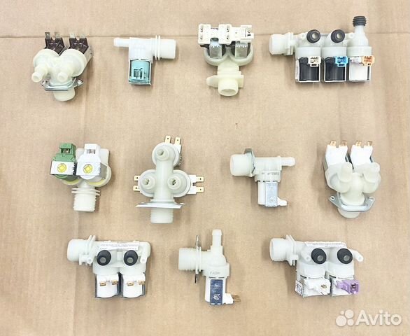 Клапаны заливные для стиральной машины. Новые