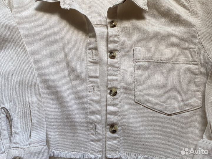 Джинсовая куртка zara для девочки 116