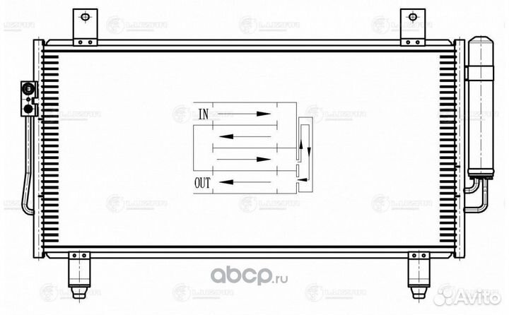 Радиатор кондиционера mitsubishi Outlander