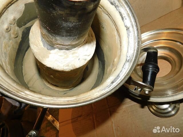 Качественный, советский угольный самовар Тула-Штам