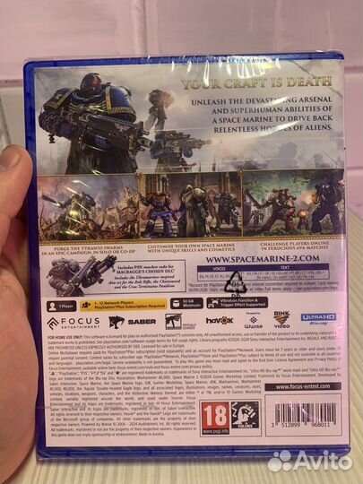 Warhammer 40.000 Space marine 2 PS5 новый диск