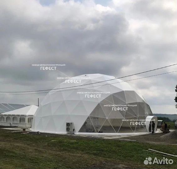 Геокупол, производство глэмпинг шатров d10м