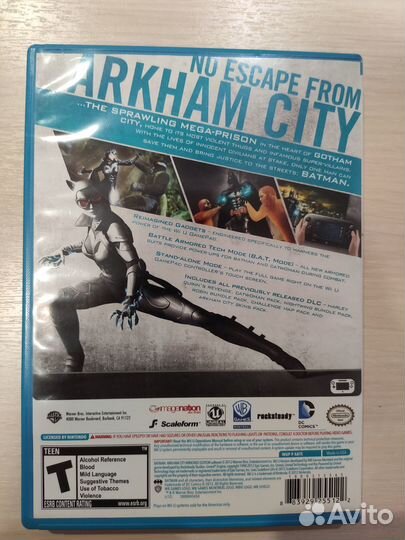 Arkham city armored edition WiiU